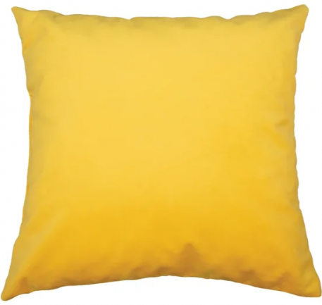 Подушка - думка (микровелюр желтый) в Асино - asino.katalogmebeli.com | фото