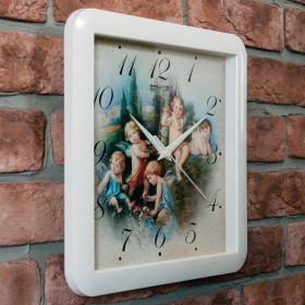 Часы настенные П-А7-327 Ангелы в Асино - asino.katalogmebeli.com | фото