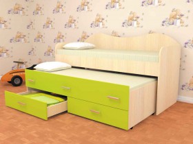 Детская двухместная кровать Нимфа в Асино - asino.katalogmebeli.com | фото