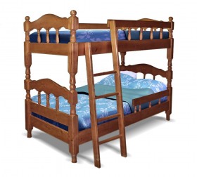 Детская двухъярусная кровать Точенка Венге 2 Распродажа в Асино - asino.katalogmebeli.com | фото