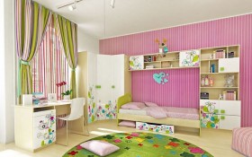 Детская комната Флёр (Белый/корпус Клен) в Асино - asino.katalogmebeli.com | фото 4
