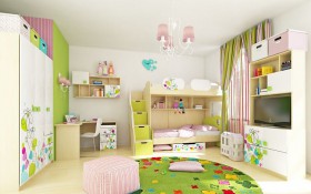 Детская комната Флёр (Белый/корпус Клен) в Асино - asino.katalogmebeli.com | фото 6