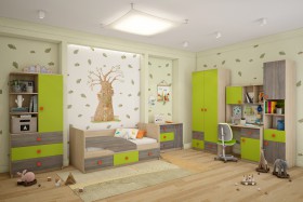 Детская комната Пуговка в Асино - asino.katalogmebeli.com | фото 1