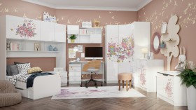 Детская комната Совушки (Белый/корпус Выбеленное дерево) в Асино - asino.katalogmebeli.com | фото 2