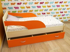 Кровать детская Максимка Млечный дуб/Венге в Асино - asino.katalogmebeli.com | фото 10
