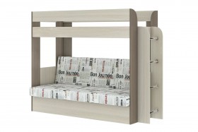Дива Кровать 2-х ярусная с диванным блоком в Асино - asino.katalogmebeli.com | фото