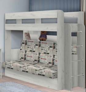 Дива Кровать 2-х ярусная с диванным блоком в Асино - asino.katalogmebeli.com | фото 4
