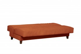 Диван-кровать "Бэлла" (велюр нео терра/подушки микровелюр желтый) в Асино - asino.katalogmebeli.com | фото 5