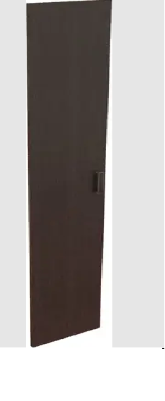 Дверь из ЛДСП к узкому стеллажу К-975. Ф Венге в Асино - asino.katalogmebeli.com | фото
