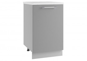 Гарда МС 500 шкаф нижний малой глубины (Белый/корпус Серый) в Асино - asino.katalogmebeli.com | фото