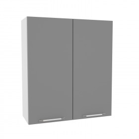Гарда ВП 800 шкаф верхний высокий (Белый патина/корпус Серый) в Асино - asino.katalogmebeli.com | фото