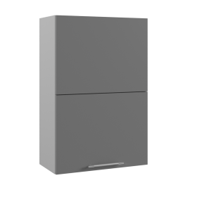 Гарда ВПГПМ 600 шкаф верхний высокий Blum Aventos (Белый/корпус Серый) в Асино - asino.katalogmebeli.com | фото