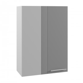 Гарда ВПУ 650 шкаф верхний угловой высокий (Белый/корпус Серый) в Асино - asino.katalogmebeli.com | фото