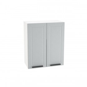 Шкаф верхний 2 двери Глетчер ШВ-600 (Гейнсборо Силк/корпус белый) в Асино - asino.katalogmebeli.com | фото