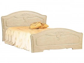 Корона Кровать №1 1,6 с подъемным механизмом (бодега бежевый-клён) в Асино - asino.katalogmebeli.com | фото
