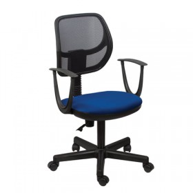 Кресло BRABIX Flip MG-305 (сине-черный) в Асино - asino.katalogmebeli.com | фото 3