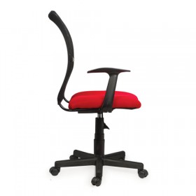 Кресло BRABIX Spring MG-307 (красно-черный) в Асино - asino.katalogmebeli.com | фото 3