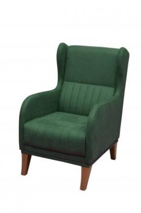 Кресло для отдыха ЕвроМагнат (замша дельта изумруд)/осн. в Асино - asino.katalogmebeli.com | фото