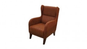 Кресло для отдыха ЕвроМагнат (замша дельта терракота)/осн. в Асино - asino.katalogmebeli.com | фото