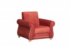 Кресло для отдыха "Порто" (микровелюр Гавайи бордо / микровельвет крем)/осн. в Асино - asino.katalogmebeli.com | фото 2