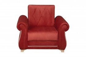Кресло для отдыха "Порто" (микровелюр Гавайи бордо / микровельвет крем)/осн. в Асино - asino.katalogmebeli.com | фото 7