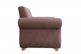 Кресло для отдыха "Порто" (велюр текстура лиловый / микровельвет крем)/осн. в Асино - asino.katalogmebeli.com | фото 7