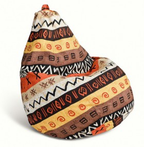 Кресло-груша Большое-Африка в Асино - asino.katalogmebeli.com | фото