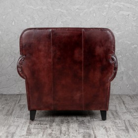 Кресло кожаное Элегант (Бордовый) в Асино - asino.katalogmebeli.com | фото 5