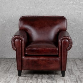 Кресло кожаное Элегант (Бордовый) в Асино - asino.katalogmebeli.com | фото 7