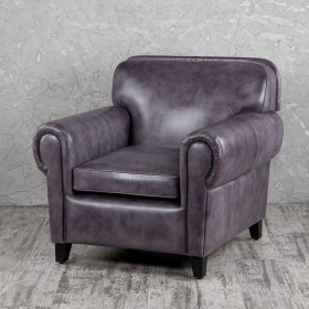 Кресло кожаное Элегант (Фиолетовый) в Асино - asino.katalogmebeli.com | фото