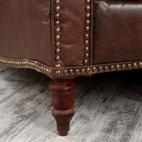Кресло кожаное Лофт Аристократ (ширина 1100 мм) в Асино - asino.katalogmebeli.com | фото 3