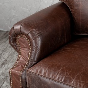 Кресло кожаное Лофт Аристократ (ширина 1100 мм) в Асино - asino.katalogmebeli.com | фото 5