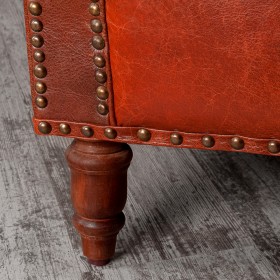 Кресло кожаное Лофт Аристократ (кожа буйвола) в Асино - asino.katalogmebeli.com | фото 4