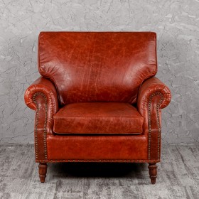 Кресло кожаное Лофт Аристократ (кожа буйвола) в Асино - asino.katalogmebeli.com | фото 8