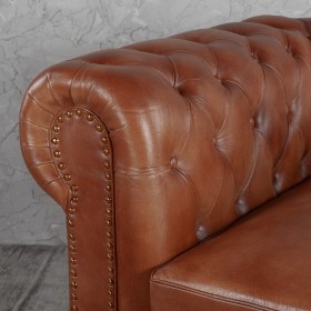 Кресло кожаное Лофт Честер (кожа) в Асино - asino.katalogmebeli.com | фото 3