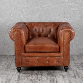 Кресло кожаное Лофт Честер (кожа) в Асино - asino.katalogmebeli.com | фото 6