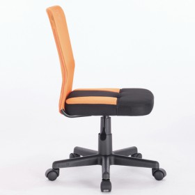 Кресло компактное BRABIX Smart MG-313 (черный, оранжевый) в Асино - asino.katalogmebeli.com | фото 2