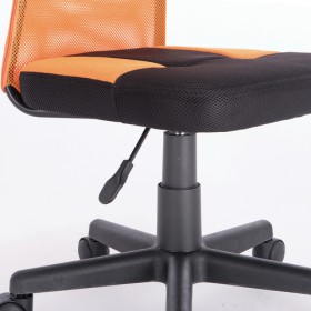 Кресло компактное BRABIX Smart MG-313 (черный, оранжевый) в Асино - asino.katalogmebeli.com | фото 5