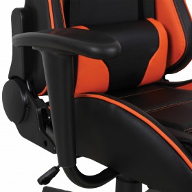Кресло компьютерное BRABIX GT Racer GM-100 (черный, оранжевый) в Асино - asino.katalogmebeli.com | фото 3