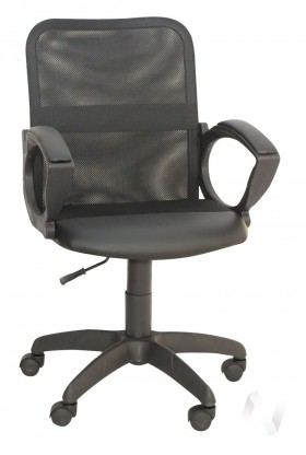 Кресло компьютерное Элегия М2 (черный/ткань сетка черная) в Асино - asino.katalogmebeli.com | фото