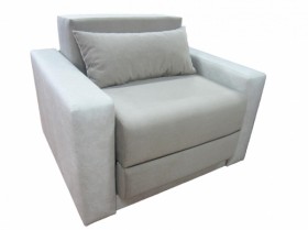 Кресло-кровать №2 (3Флок №2 капучино, 5 категория) в Асино - asino.katalogmebeli.com | фото