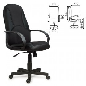 Кресло офисное BRABIX City EX-512 (черное) в Асино - asino.katalogmebeli.com | фото