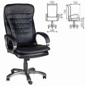 Кресло офисное BRABIX Omega EX-589 (черное) в Асино - asino.katalogmebeli.com | фото