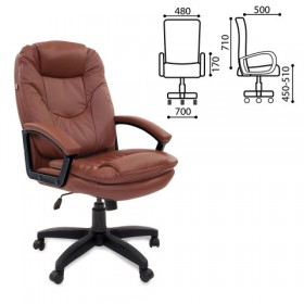 Кресло офисное BRABIX Trend EX-568 (коричневый) в Асино - asino.katalogmebeli.com | фото 1