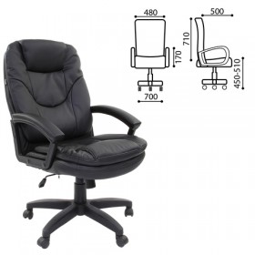 Кресло офисное BRABIX Trend EX-568 (черный) в Асино - asino.katalogmebeli.com | фото 1