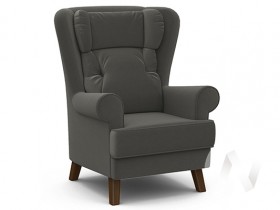 Кресло отдыха Комфорт-2 (орех лак/ULTRA GRAFIT) в Асино - asino.katalogmebeli.com | фото 1