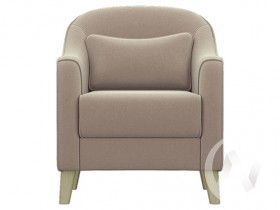 Кресло отдыха Комфорт-4 (бесцветный лак/CATANIA LATTE) в Асино - asino.katalogmebeli.com | фото 2