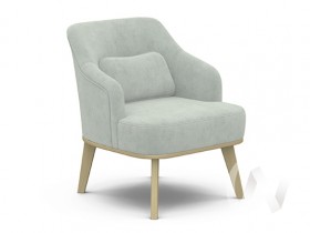 Кресло отдыха Комфорт-5 низкая спинка (бесцветный лак/FRESCA BRILLIANT) в Асино - asino.katalogmebeli.com | фото