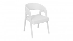 Кресло «Техас 1» (Белый матовый/Экокожа Белый №66) в Асино - asino.katalogmebeli.com | фото
