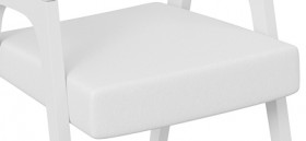 Кресло «Техас 1» (Белый матовый/Экокожа Белый №66) в Асино - asino.katalogmebeli.com | фото 3